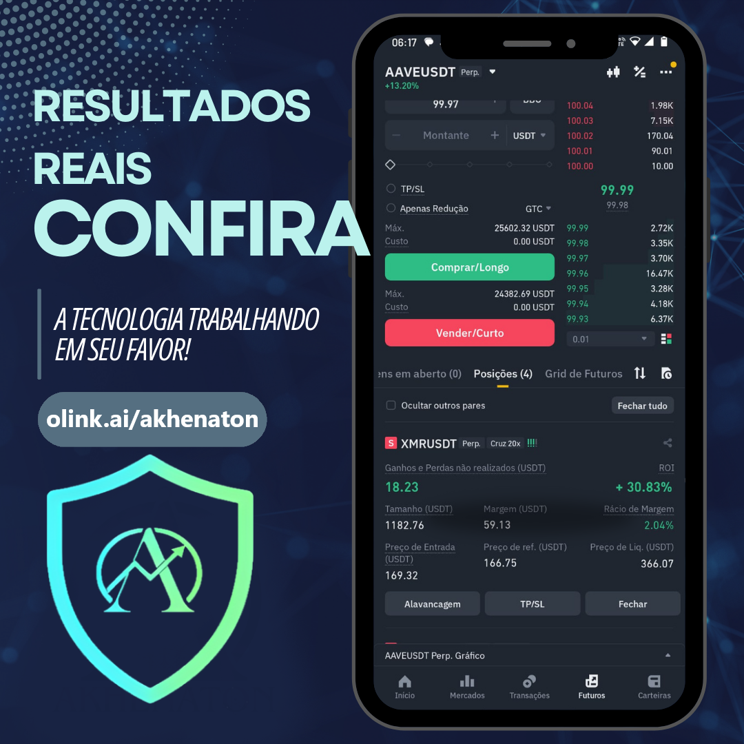 Material promocional com resultados reais da Akhenatech